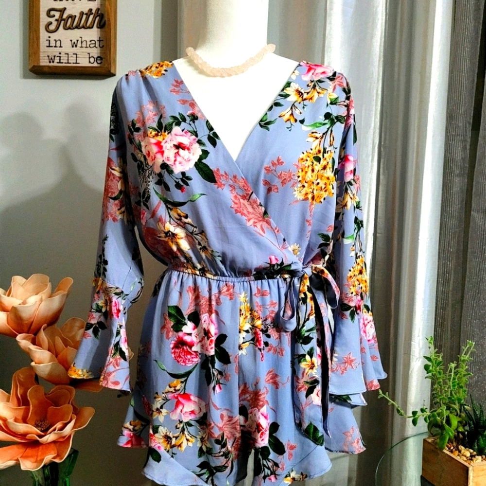 Bell Sleeved Romper